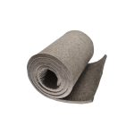 BUFFALO FELT PRODUCTS CORP. 12" Long,72" Wide, 1/2" Thick, Gray Pressed Wool Felt Sheet F-7 1/2"X1'