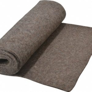 BUFFALO FELT PRODUCTS CORP. 12 x 72 x 1/8" Gray Pressed Wool Felt Sheet F-13 1/8"X1'
