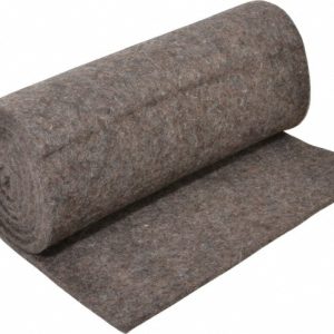 BUFFALO FELT PRODUCTS CORP. 12 x 72 x 1/4" Gray Pressed Wool Felt Sheet F-13 1/4"X1'