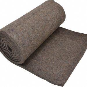 BUFFALO FELT PRODUCTS CORP. 12 x 72 x 3/8" Gray Pressed Wool Felt Sheet F13 3/8"X1'X72W