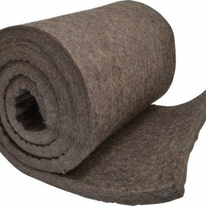 BUFFALO FELT PRODUCTS CORP. 12 x 72 x 3/4" Gray Pressed Wool Felt Sheet F-13 3/4"X1'