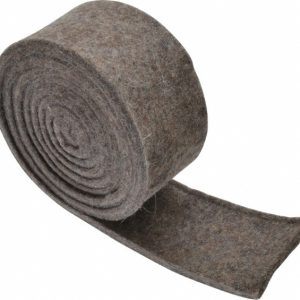 BUFFALO FELT PRODUCTS CORP. 1/4 Inch Thick x 2 Inch Wide x 5 Ft. Long, Felt Stripping 1/4X2X5'PLNF13