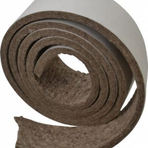BUFFALO FELT PRODUCTS CORP. 1/4 Inch Thick x 2 Inch Wide x 5 Ft. Long, Felt Stripping 1/4X2X5'ADHF3