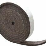 BUFFALO FELT PRODUCTS CORP. 1/4 Inch Thick x 1 Inch Wide x 10 Ft. Long, Felt Stripping 1/4X1X10'ADHF7