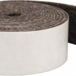 BUFFALO FELT PRODUCTS CORP. 1/8 Inch Thick x 1-1/2 Inch Wide x 10 Ft. Long, Felt Stripping 1/8X1.5X10'A13