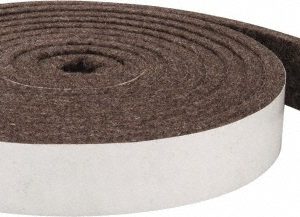 BUFFALO FELT PRODUCTS CORP. 1/4 Inch Thick x 1 Inch Wide x 10 Ft. Long, Felt Stripping 1/4X1X10'ADF13