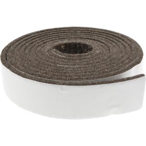 BUFFALO FELT PRODUCTS CORP. 1/4 Inch Thick x 1-1/2 Inch Wide x 10 Ft. Long, Felt Stripping 1/4X1.5X10'A13