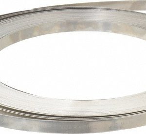 IDEAL TRIDON Band Clamp: Banding Strap Roll, 1/2" Wide, 0.03" Thick, 201 Stainless Steel ST204