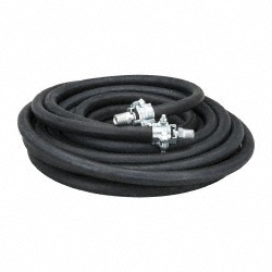 CONTINENTAL CONTITECH 50' Long, 1/2" Fitting, Male NPT Fitting, -40 to 450&deg;F, Synthetic Rubber High Temp & High Pressure Hose 20023430