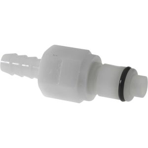 CPC COLDER PRODUCTS 1/4" Nominal Flow, 1/4" ID, Male, Inline Hose Barb-Male Plug PLCD22004