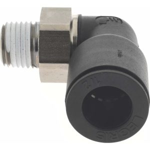 LEGRIS Push-to-Connect Fitting: Male Elbow, NPT, 1/2" OD 3109 62 14
