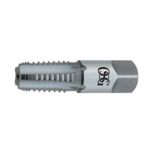 OSG 1/8-27 NPT, 5 Flutes, Bright Finish, High Speed Steel, Interrupted Thread Pipe Tap 1315200