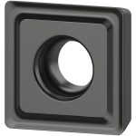 KENNAMETAL Indexable Drill Insert: DFPR070305MSO KCMS40, Carbide 7064695