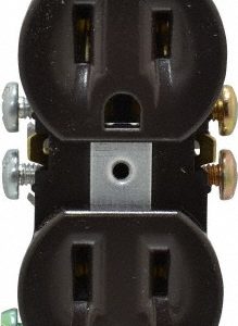 PASS & SEYMOUR Straight Blade Duplex Receptacle: NEMA 5-15R, 15 Amps, Self-Grounding 3232