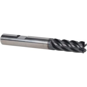 ISCAR Roughing & Finishing End Mill: 3/8" Dia, 5 Flute, Corner Chamfer End, Solid Carbide 5622528
