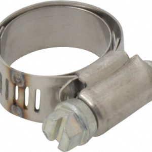 IDEAL TRIDON Worm Gear Clamp: SAE 10, 11/16 to 1-1/16" Dia, Stainless Steel Band M613010706