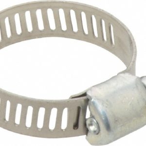 IDEAL TRIDON Worm Gear Clamp: SAE 10, 1/2 to 1-1/16" Dia, Carbon Steel Band 300010706