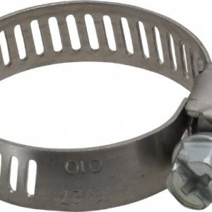 IDEAL TRIDON Worm Gear Clamp: SAE 10, 1/2 to 1-1/16" Dia, Stainless Steel Band 62P1051