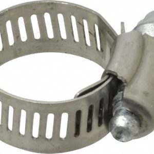 IDEAL TRIDON Worm Gear Clamp: SAE 10, 1/2 to 1-1/16" Dia, Stainless Steel Band 5710051