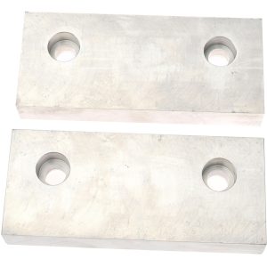 GIBRALTAR Vise Jaw: 6.00" Wide, 2-1/2" High, 1.0000" Thick, Flat 428-1084