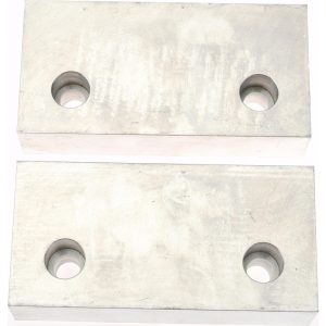 GIBRALTAR Vise Jaw: 6.00" Wide, 3" High, 1.5000" Thick, Flat 428-1086