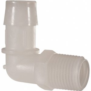 ELDON JAMES CORPORATION Barbed Tube Elbow: Single Barb, 3/4" Barb, 1/2" NPT L8-12NK7