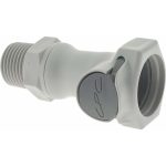 CPC COLDER PRODUCTS 3/8" Nominal Flow, 1/2 NPT Thread, Female, Inline Threaded-Female Socket HFCD10812