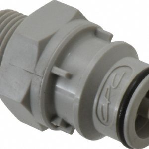 CPC COLDER PRODUCTS 3/8" Nominal Flow, 3/8 NPT Thread, Male, Inline Threaded-Male Plug HFC24612