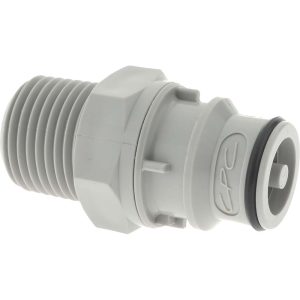 CPC COLDER PRODUCTS 3/8" Nominal Flow, 1/2 NPT Thread, Male, Inline Threaded-Male Plug HFC24812