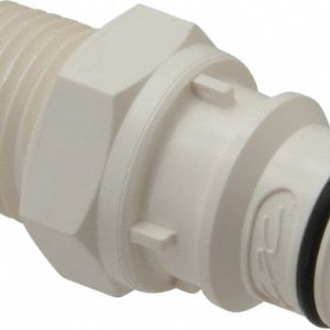 CPC COLDER PRODUCTS 3/8" Nominal Flow, 1/2 NPT Thread, Male, Inline Threaded-Male Plug HFCD24835