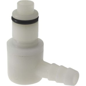 CPC COLDER PRODUCTS 1/4" Nominal Flow, 1/4" ID, Male, Elbow Hose Barb-Male Plug PLCD23004