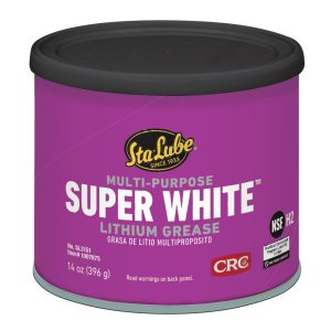 CRC Sta-Lube Super White Multi-Purpose Lithium Grease, 14oz 1007874