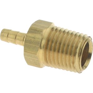 DIXON VALVE & COUPLING Barbed Hose Fitting: 1/4" x 1/8" ID Hose, Male Connector 1020204C