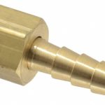 DIXON VALVE & COUPLING Barbed Hose Fitting: 7/16" x 1/4" ID Hose, Female Connector MSC1430407K