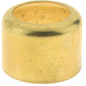 DIXON VALVE & COUPLING 0.675" ID Hose Ferrule Brass, 1/2" Long BFL675