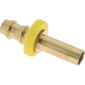 DIXON VALVE & COUPLING Barbed Push-On Hose Rigid Tube Shank: Brass, 3/8" Barb 2940606C