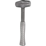 AMERICAN HAMMER Non-Marring Hammer: 4 lb, 1-1/2" Face Dia, Lead Alloy Head AM4LNAG