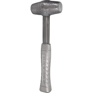AMERICAN HAMMER Non-Marring Hammer: 4 lb, 1-1/2" Face Dia, Lead Alloy Head AM4LNAG