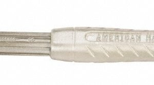 AMERICAN HAMMER Non-Marring Hammer: 1 lb, 1" Face Dia, Zinc Aluminum Alloy Head AM1ZNAG
