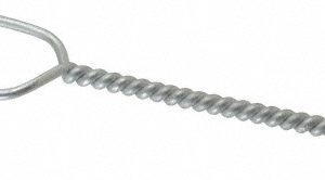 SCHAEFER BRUSH 7/16 Inch Actual Brush Diameter, 1/4 Inch Inside Diameter, Carbon Steel, Plumbing, Hand Fitting and Cleaning Brush 00544-12