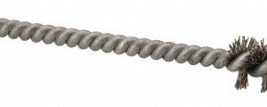 SCHAEFER BRUSH 1/8 Inch Inside Diameter, 5/16 Inch Actual Brush Diameter, Carbon Steel, Power Fitting and Cleaning Brush 08543-12