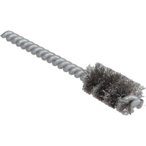 SCHAEFER BRUSH 3/8 Inch Inside Diameter, 9/16 Inch Actual Brush Diameter, Carbon Steel, Power Fitting and Cleaning Brush 08545-12
