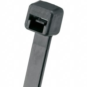 PANDUIT Cable Tie Duty: 5.6" Long, Black, Nylon, Standard PLT1.5I-C0