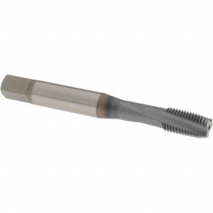 OSG 1/4-28 UNF, 3 Flute, 3&deg; Helix, Semi-Bottoming Chamfer, V Finish, Powdered Metal Spiral Flute STI Tap 31540608