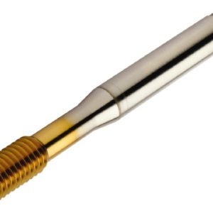 SANDVIK COROMANT Thread Forming Tap: 3/8-16 UNC, 2BX Class of Fit, Modified Bottoming Chamfer, High-Speed Steel-E-PM, Titanium Nitride Finish 7459668