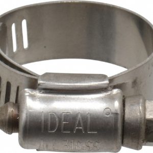 IDEAL TRIDON Worm Gear Clamp: SAE 10, 11/16 to 1-1/8" Dia, Stainless Steel Band 6710M51