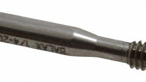 BALAX Thread Forming Tap: 1/4-20 UNC, 2B Class of Fit, Bottoming Chamfer, High-Speed Steel, Bright/Uncoated Finish 12648-010