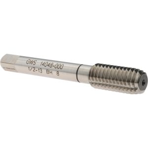 BALAX Thread Forming Tap: 1/2-13 UNC, 3B Class of Fit, Bottoming Chamfer, High-Speed Steel, Bright/Uncoated Finish 14048-000