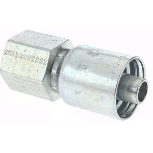 PARKER Hydraulic Hose Female Rigid Fitting: 0.5000" Hose ID, Hose Size 8, 1/2-14 Thread 10243-8-8