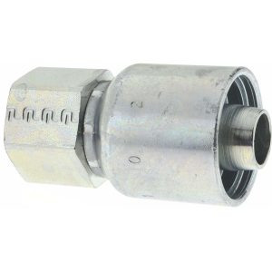 PARKER Hydraulic Hose Female Rigid Fitting: 0.7500" Hose ID, Hose Size 12, 3/4-14 Thread 10243-12-12